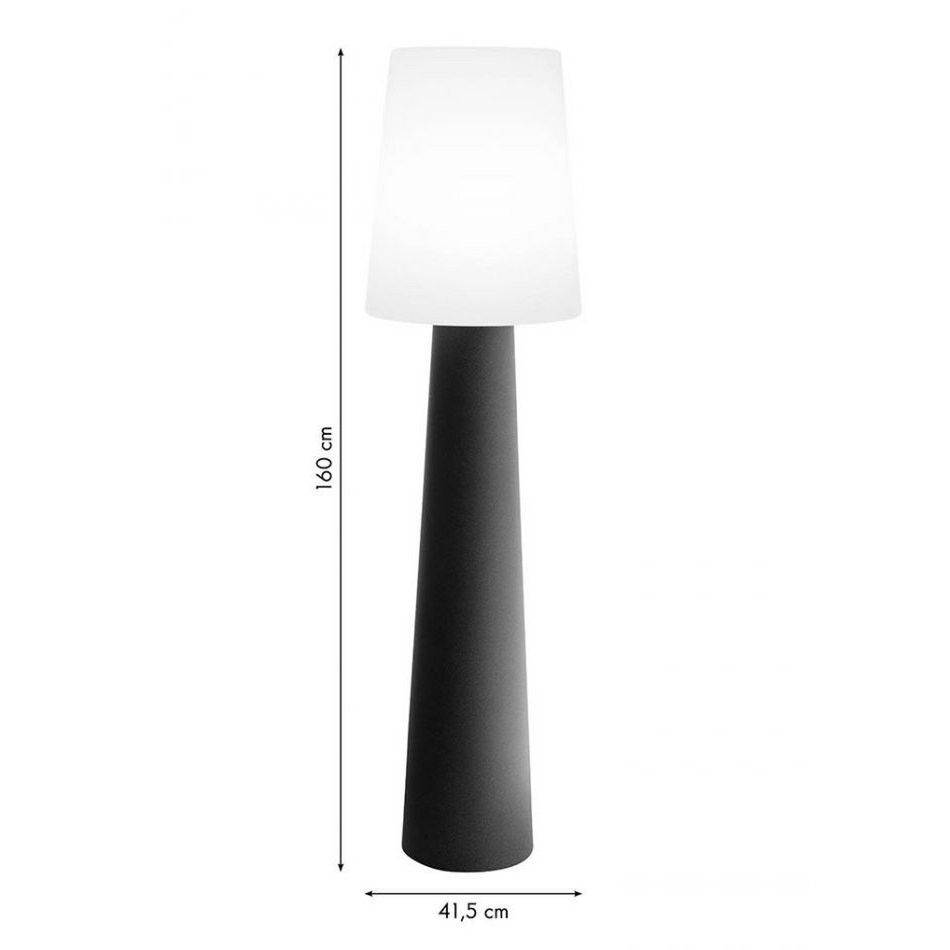 Lampadaire lumineuse Mint - 160cm - Lampe extérieur solaire - 8 seasons  design