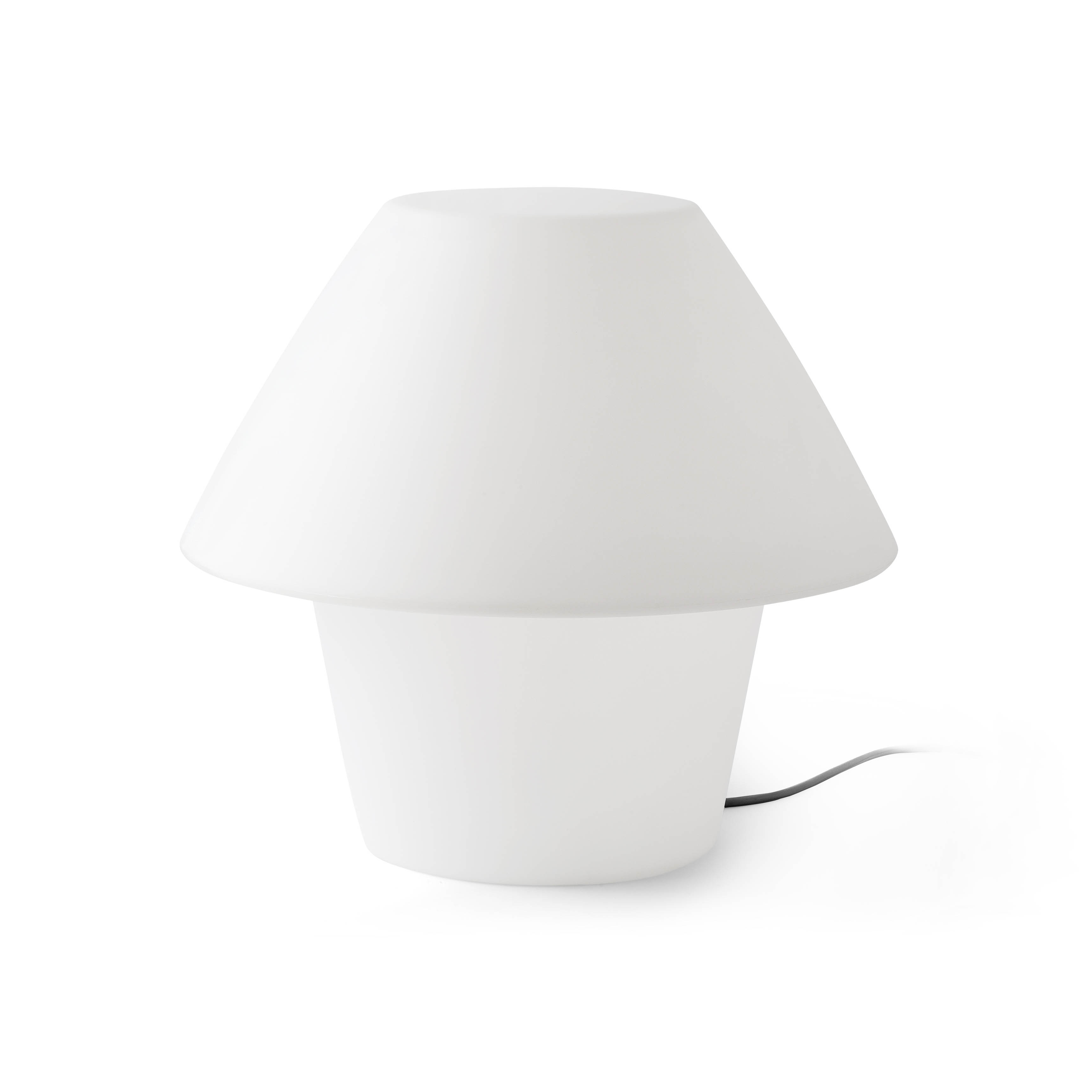 Twinkelen Proficiat ~ kant Faro Versus-E buitenverlichting tafel lamp wit kunststof 50cm