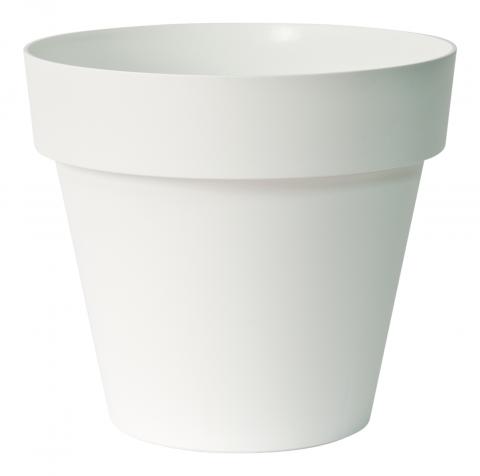 zout thee Vervolgen Betaalbare kunststof buiten bloempot wit ÁƒËœ35cm € 12,95