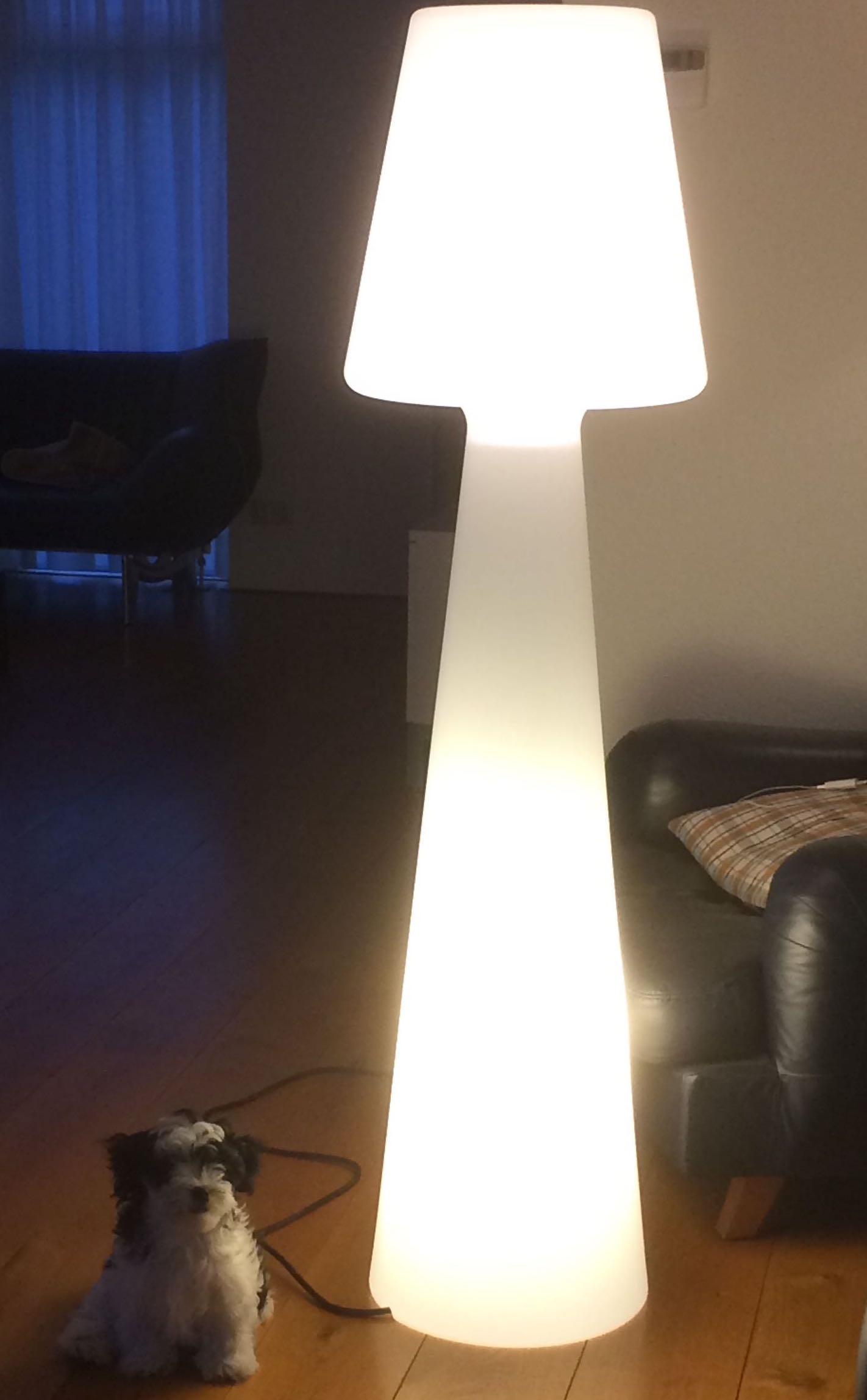 ik ben ziek architect Niet verwacht NewGarden Lola 165 LED Tube buitenverlichting staande lamp wit kunstst