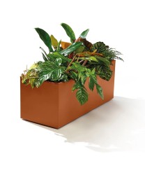 Plantenbak Euro3Plast Kebe Greener 100x40x40cm Fuego (oranje - rood)