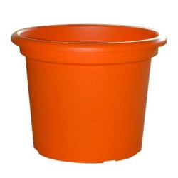 Euro3Plast Geo Ø30 xH23cm Oranje buiten bloempot