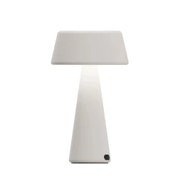 B-lamp LED buiten tafellamp | oplaadbaar (accu) |Dimbaar | silver white | made by Extreme Lounging