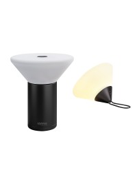 Sompex Mikono LED buiten tafellamp/hanglamp | oplaadbaar (accu) | Dimbaar | zwart | waterdicht IP44