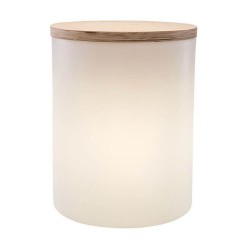 8 Season Shining drum 45 cm verlichte bijzettafel, kruk, pot  (32359)