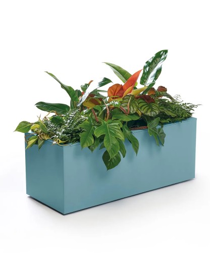 Plantenbak Euro3Plast Kebe Greener 100x40x40cm Agua (blauw)