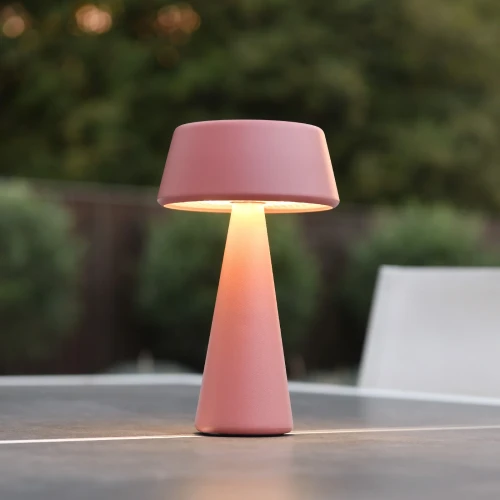 B-lamp LED buiten tafellamp | oplaadbaar (accu) |Dimbaar | terracotta | made by Extreme Lounging